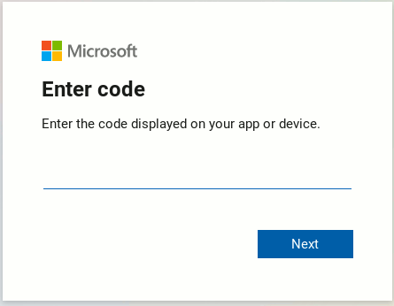 Entering Code from Alpine set up screen